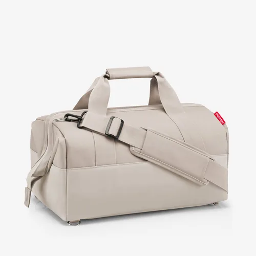 Reisenthel Duffle Bag allrounder M duffel Mix Stone - Breite: 45 cm - Höhe: 33 cm - Tiefe: 30 cm - Volumen: 23 l - Farbe: Hellbraun - Material: Recycled Polyester
