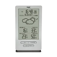 TFA Dostmann Wetterstation Xena, Silber - Funktionen: Aussentemperatur - Uhrzeitanzeige - Innentemperatur - Display - Aktuelle Wetterlage - Set: Nein - Typ: Wetterstation