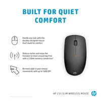 HP 235 - Slim - Wireless Mouse - WW - Maus kabellos SmartBuy