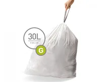 simplehuman CW0257 plastic bag White 60 pc(s)