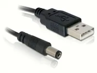 Delock USB 2.0-Stromkabel  USB A - Spezial 1 m - Kabeltyp: Stromkabel - Detailfarbe: Schwarz - USB Standard: 2.0 (480 Mbps) - Länge: 1 m - USB Anschluss 2 (Endgerät): Spezial - Geschlecht Anschluss 2 (Endgerät): Male (Stecker)