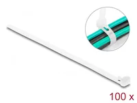 Delock Kabelbinder Weiss 150 mm x 7.2 mm, 100 Stück - Produkttyp: Kabelbinder - Ausstattung Kabelmanagement: Wiederverwendbar - Detailfarbe: Weiss - Breite: 7.2 mm - Länge: 150 mm - Material: Nylon