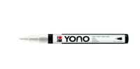 Marabu Acrylmarker YONO 0.5 - 1.5 mm Weiss - Strichstärke: 1 mm - Verpackungseinheit: 1 Stück - Oberfläche: Leinwand - Metall - Kunststoff - Holz - Stein - Glas - Textilien - Beton - Porzellan - Papier - Set: Nein - Detailfarbe: Weiss - Eigenschaft-Stift: