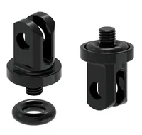 Lezyne Halterung AL Go-Pro LED Schwarz - Nachhaltigkeit: Nicht angegeben - Zubehörtyp: Adapter