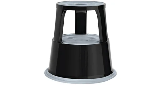 WEDO Hocker Step Metall, Schwarz - Material: Metall - Belastbarkeit: 150 kg - Sitzhöhe: 43 cm