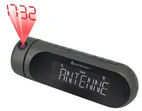 soundmaster Radiowecker UR6700AN Schwarz - Radio Tuner: FM - DAB+ - Stromversorgung: Netzbetrieb - USB - Detailfarbe: Schwarz - Ausstattung: Projektion Uhrzeit - Sleep-Timer - Display - Weckfunktion - Schlummerfunktion - Senderspeicher - Typ: Radiowecker