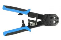 Delock Werkzeugset RJ45 Crimp&Cut  Werkzeugset - Montageart: Hirose Zange RJ45 (Litze) - Crimpzange RJ12 (Litze) - Für Stecker: RJ45 (8 Pol) 8P2C - 8P4C - 8P6C - 8P8C - RJ12 (6 Pol) 6P6C