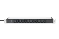 DIGITUS PDU 1U 12xC13 Ausgänge 230V16A schwarz