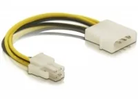 DeLOCK Cable P4 male > Molex 4pin male Multicolour 0.13 m