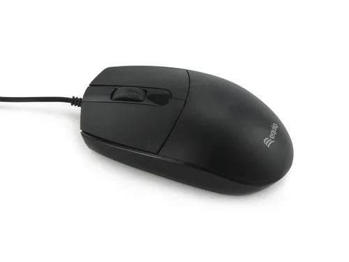 Equip Silent-Maus USB-A Stecker LR 1.50m schwarz