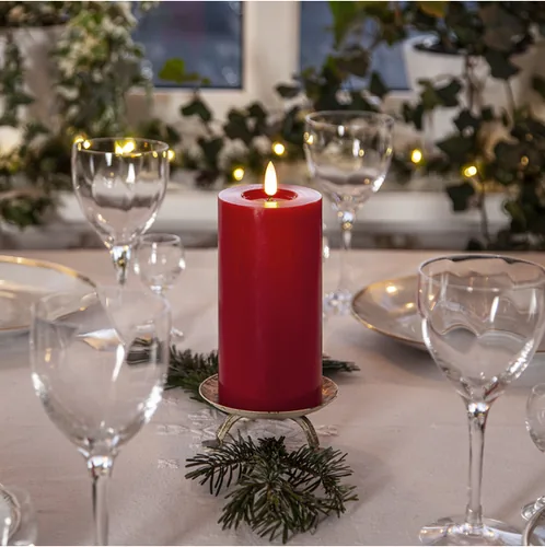 Star Trading LED Pillar Candle Flamme Flow