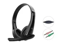 CONCEPTRONIC Headset Stereo AUXMikroBedien. 1.80m sw