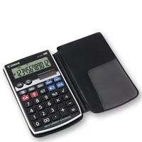 Canon Taschenrechner CALS12TC - Stromversorgung: Solarbetrieb - Batteriebetrieb - Typ: Bürorechner - Detailfarbe: Grau - Displaytyp: LCD - Anzahl Zeilen: 1 × - Anzahl Stellen: 12 ×