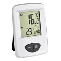 TFA Dostmann Funk-Thermometer 30.3061.02 - Anwendungsbereich: Temperaturmessung - Typ: Thermometer - Detailfarbe: Weiss