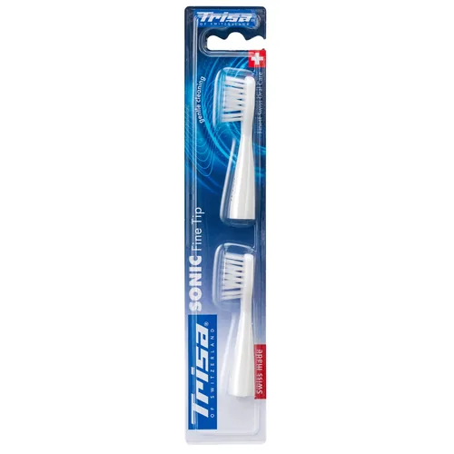Trisa Zahnbürstenkopf Sonic Fine Tip 2 Stück - Zahnbürsten-Art: Schallzahnbürste - Verpackungseinheit: 2 Stück