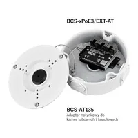 BCS BCS-XPOE3/EXT-AT prolongateur réseau Répéteur réseau Noir 10, 100 Mbit/s