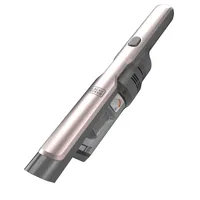 BLACK+DECKER Akku-Handsauger Dustbuster Rosé - Fassungsvermögen: 120 ml - Staubsauger Typ: Akku-Handstaubsauger - Nasswischfunktion: Nein - Ladezeit: 240 min - Max. Laufzeit: 24 min - Spannung: 12 V