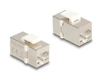 DELOCK Keystone Modul RJ45 Buchse zu RJ45 Buchse Cat.6 FTP