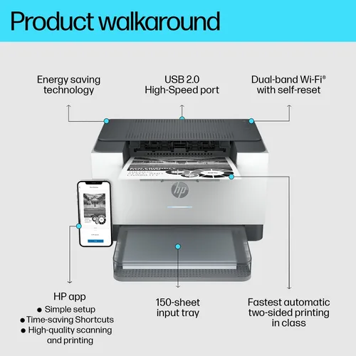 HP LaserJet M209dw Printer
