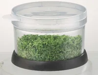 GEFU TRITARE manual food chopper Black, Stainless steel, Transparent