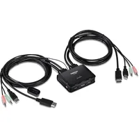 TRENDnet KVM Switch 2-Port Kit 4K DisplayPort