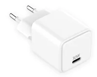 LMP USB-Wandladegerät GaN Power Delivery 3.0 30W, USB-C - Ladeport Output: 1x USB-C 30W - Detailfarbe: Weiss - USB Ladeanschluss: 1
