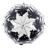 Esschert Design TP233 umbrella Black, Transparent Steel Full-sized Rain umbrella