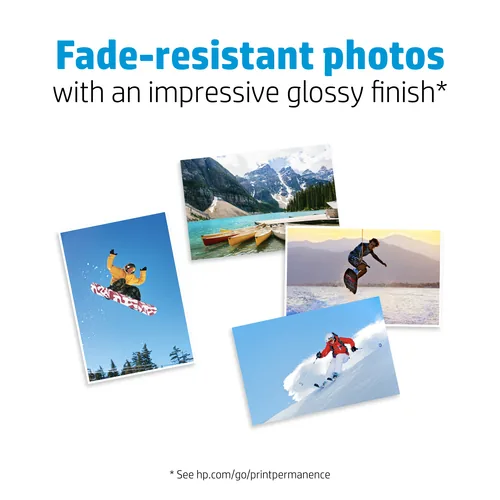 HP Advanced Glossy Photo Paper-25 sht/10 x 15 cm borderless Bianco Lucida