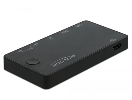 Delock HDMI / USB-C KVM Switch 4K 60 Hz mit USB 2.0