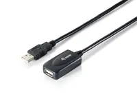 Equip Kabel USB-A2.0->A Akt. Erweiter. StBu 5.00m schwarz