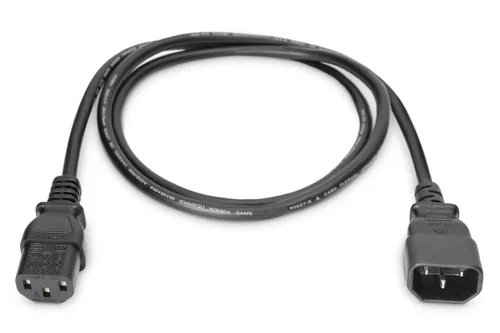 Digitus AK-440201-012-S Stromkabel Schwarz 1,2 m IEC C14 IEC C13