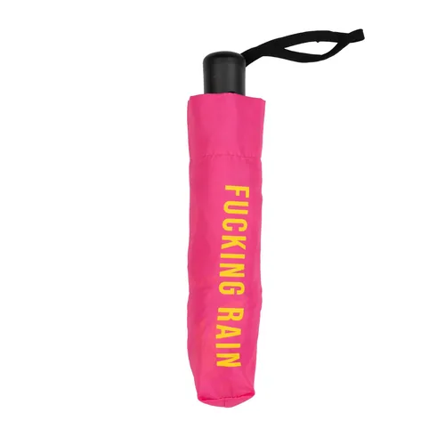 Trendform Schirm Fucking rain Pink - Schirmtyp: Taschenschirm - Nachhaltigkeit: Nicht angegeben - Sportart: Lifestyle - Farbe: Pink - Länge: 29 cm - Schirm-Eigenschaften: Robust