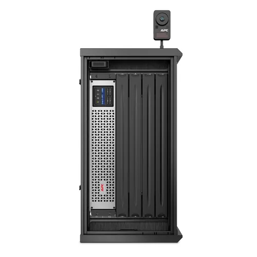APC Wandschrank AR106VI 19 / 6HE / Schwarz - Produkttyp: Wandgehäuse - 10/19 Rack: 19 - Höheneinheiten: 6HE - Schallgedämpft: Nein - Einbautiefe: 762 mm - Tiefe (Aussenmass): 968 mm