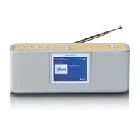 Lenco DAB+ Radio PDR-046 Bambus/Weiss - Radio Tuner: FM - DAB+ - Stromversorgung: Netzbetrieb - Akkubetrieb - Detailfarbe: Bambus - Weiss - Ausstattung: Sleep-Timer - Equalizer - Display - Schlummerfunktion - Batteriestandanzeige - Lautstärkeregler - Typ:
