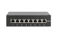 DIGITUS DESKTOP CAT 6 PATCH PANEL SHIELDED