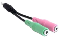 Delock Audio-Adapter 3.5 mm Klinke - Klinke 3.5 mm, female - Kabeltyp: Adapterkabel - Audioanschluss Seite A: 3.5 mm Klinke - Audioanschluss Seite B: Klinke 3.5 mm - female - Audiokanäle: 2