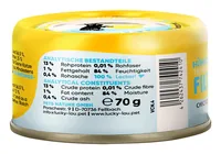 Lucky Lou Nassfutter Extra Food Hühner-&Thunfischfilet in Sud, 70 g - Tierbedürfnis: Kein besonderes Bedürfnis - Lebensphase: Adult (1-7 Jahre) - Produkttyp: Ergänzungsfutter - Packungsgrösse: 70 g - Fleischsorte: Huhn - Thunfisch - Tierart: Katze