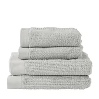 Zone Denmark Handtuch Classic 4 Stck. Soft Grey 100% Baumwolle/600 g - Nachhaltigkeit: Nicht angegeben - Waschbar bei: 60 °C - Produkttyp: Frottierwäsche Set - Detailfarbe: Grau - Breite: 50 cm - 70 cm - Länge: 100 cm - 140 cm