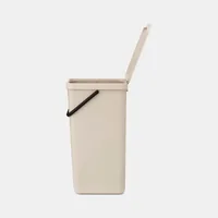Brabantia Recyclingbehälter Sort & Go 40 l, Beige - Anzahl Behälter: 1 - Fassungsvermögen: 40 l
