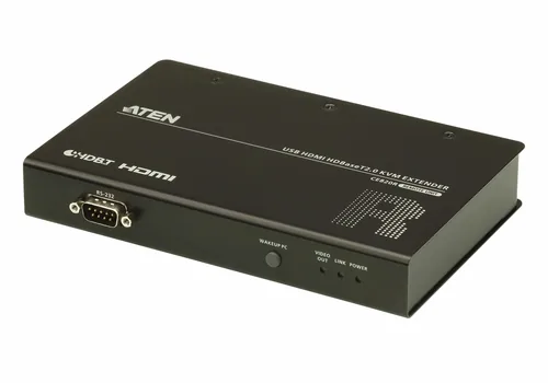 Aten KVM-Extender CE820 Set - Weitere Anschlüsse: RJ-45 - USB Typ-A - RS-232 - Set: Ja - Reichweite: 100 m - Extender Typ: Cat-Extender - Videoanschlüsse: HDMI - Einsatzzweck Extender: KVM