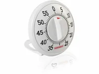 Leifheit Küchentimer ComfortLine Weiss - Materialtyp: Kunststoff - Funktionen: Alarm - Material: Kunststoff - Detailfarbe: Weiss - Displaytyp: Analog