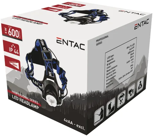 Entac Strinlampe Zoom 5W Alu