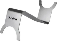 Trisa Pfännchenhalter 4 Stück - Detailfarbe: Silber - Verpackungseinheit: 4 Stück - Material: Edelstahl