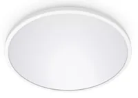 WiZ Superslim Tunable White Deckenleuchte 2450 lm Weiss - Produkttyp: Deckenleuchte - Protokoll: Matter - WLAN - Smart Home: Kompatibel - Dimmbar: dimmbar - Anwendungsbereich: Indoor - Betriebsart: Netzbetrieb