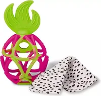 play+ Balle sensorielle: fruit du dragon FR - Material: Silikon - Alter ab: 0 Monate - Detailfarbe: Rot - Grün - Spielzeugtyp: Greifling