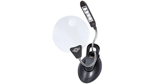 WEDO Tischlupe Pocket, LED 27175101 inkl. Batterien weiss