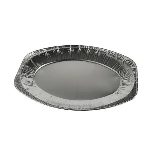 Papstar Einweg-Servierplatte Alu 35 cm x 24.5 cm, 3 Stück - Produkttyp: Einweg-Servierplatte - Materialtyp: Metall - Material: Aluminium - Detailfarbe: Silber - Verpackungseinheit: 3 Stück