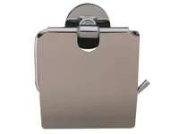 spirella Toilettenpapierhalter Easy mit Deckel - Anzahl Rollen: 1 - Befestigung: Verschraubt - Detailfarbe: Chrom - Aufhängevorrichtung: Ja - Detailmaterial: Metall - Grundmaterial: Metall