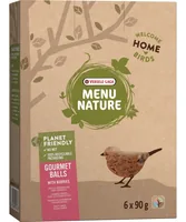 Versele Laga Wintervogelfutter Menu Nature Gourmet Balls Beeren, 6 Stk. - Packungsgrösse: 0.54 kg - Saison: Winterfutter - Tierart: Vogel - Produkttyp: Meisenknödel