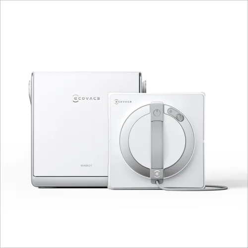 Ecovacs Fensterputzroboter Winbot W2 Pro Omni Grau/Weiss - Einsatzgebiet: Universal - Detailfarbe: Weiss - Grau - Kapazität Wattstunden: 126 Wh